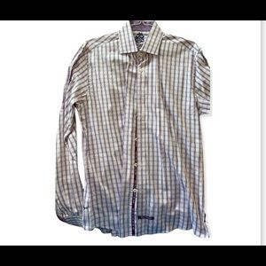 English Laundry dress shirt. Neck 16, 36/37 arm, purple